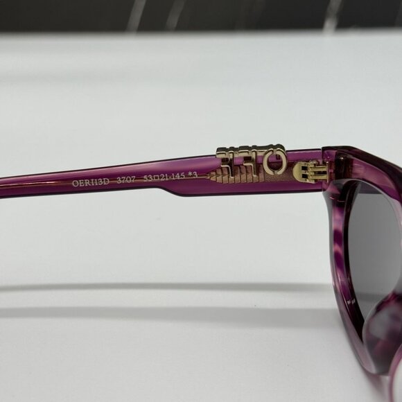 NEW OFF-WHITE OERI13D SPARKS 3707 SUNGLASSES WOMEN ROUND PINK EYEWEAR
